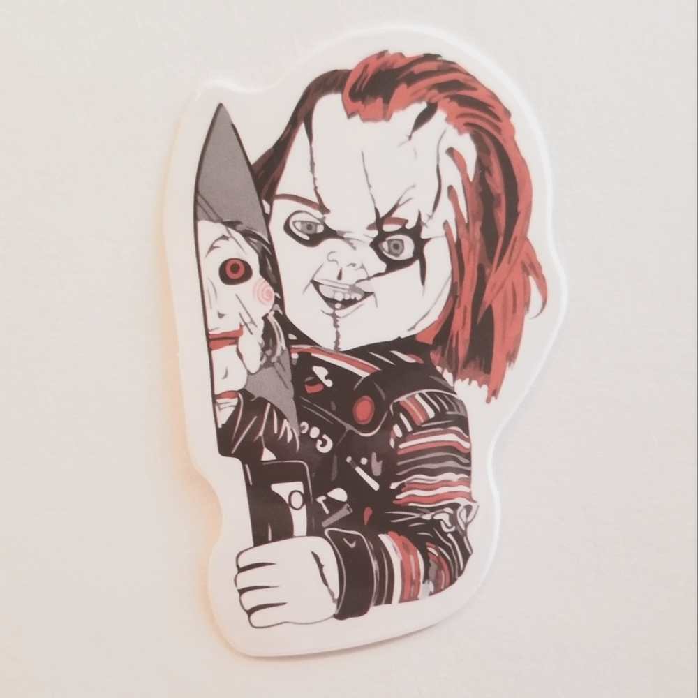 10/$10 Chucky & Jigsaw Sticker